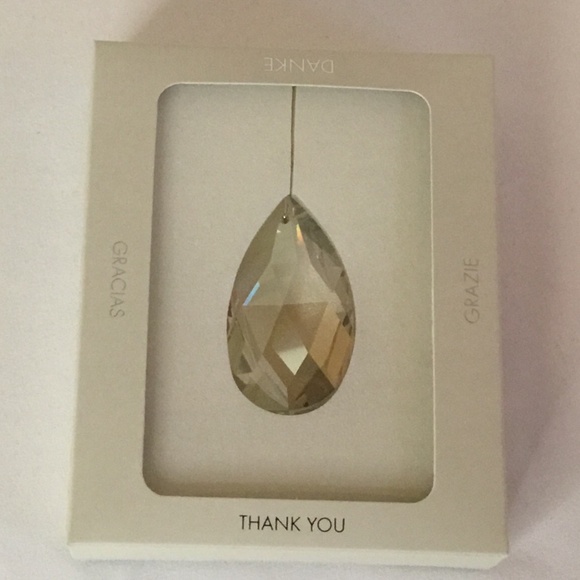 NWT Swarovski Window Ornament, Teardrop - Picture 2 of 3